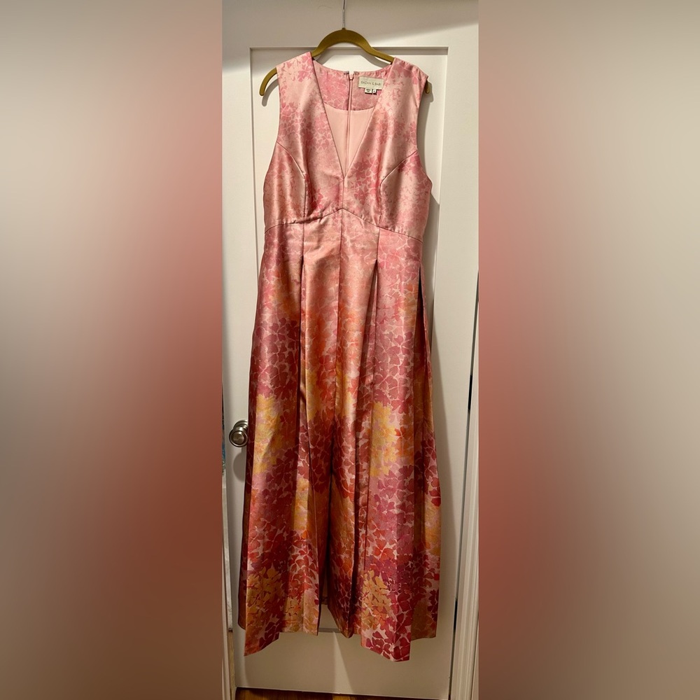 Sachin + Babi Brooke Floral Maxi Gown - light sunset hydrangea - Picture 12 of 14